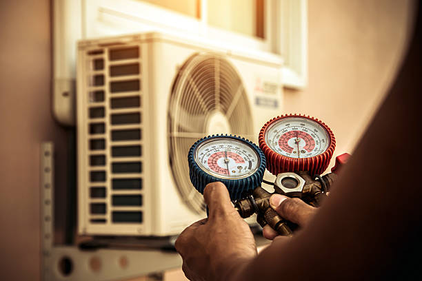 Professional Hvac Maintenance technician working in East Greenwich, RI